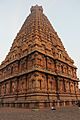 Gopuram Corner View of Thanjavur Brihadeeswara Temple.