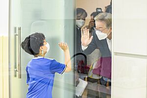 Governor of Gyeonggi Province Lee Jae-myung visited child care center located in Paju city