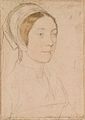 Hans Holbein the Younger - Unknown woman formerly known as Catherine Howard RL 12218