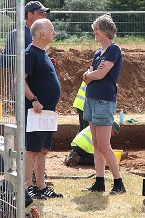 Helen Geake & Tony Robinson - Sutton Hoo 27-06-2024