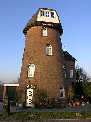 Former windmill in Herwijnen