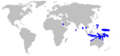 Himantura granulata rangemap