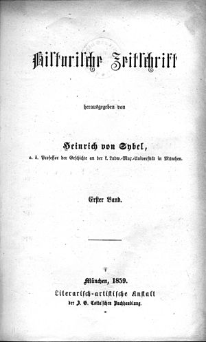 Historische Zeitschrift Bd. 001 (1859) !01