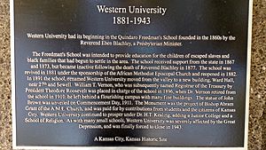History of Western University sign