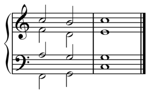 IV-V-I in C