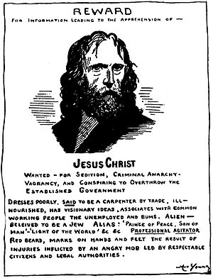 Jesus wanted poster