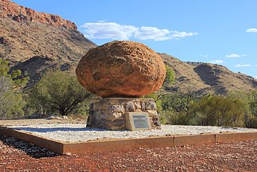 John Flynn's Grave, Alice Springs, Australia.JPG