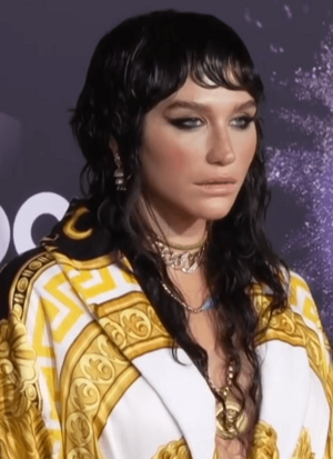 A closeup picture of Kesha in 2019.