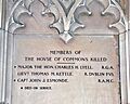 Kettle, Esmonde, WWI Memorial, House of Commons