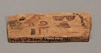Label from Tomb of King Djer