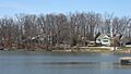 Landen Lake near mounds