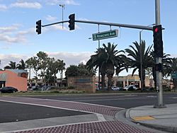 Intersection of Rosecrans Ave. and Hawthorne Blvd.