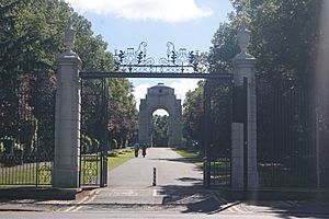 Leicester Peace Walk gates (2)
