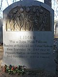 Lidian Jackson Emerson grave
