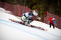Lotte Smiseth Sejersted women's giant slalom Norway 2011 (jump)