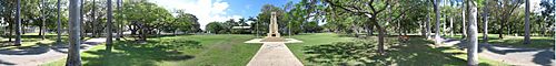 Mackay, Queensland - Panorama at Rats of Tobruk Memorial at Queen's Park
