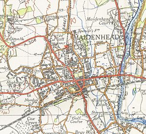 Maidenhead map 1945