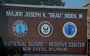 Major Joseph R. "Beau” Biden III National Guard- Reserve Center Building Dedication Ceremony 160530-Z-QH128-367