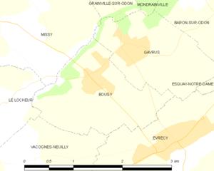 Map commune FR insee code 14089