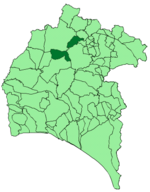 Map of Cortegana (Huelva)