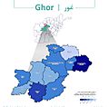 Map of Ghor Province in 2021