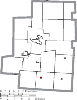 Location of Marengo in Morrow County