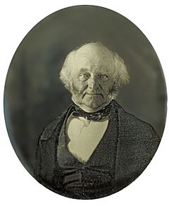 Martin Van Buren daguerreotype-restored