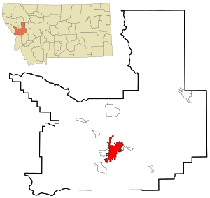 Location within Missoula County