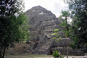 Mundo Perdido pyramid 5C-54 north face