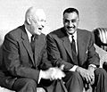 Nasser and Eisenhower, 1960