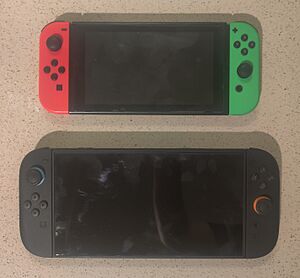 Nintendo Switch 2 and 1 compared