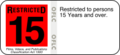 OFLC R15 label