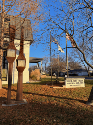 Photo of Roeland Park City Hall in Fall