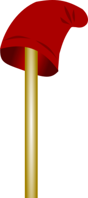 Phrygian cap on pole