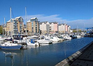 Portishead Marina, near Bristol, England arp