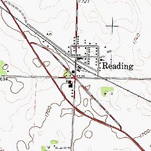 Reading, Mn Topo map