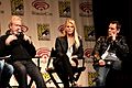 Ridley Scott, Charlize Theron & Michael Fassbender by Gage Skidmore