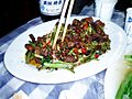 Rodent meat dish