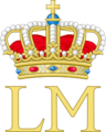 Royal Monogram of Queen Louise-Marie of Belgium