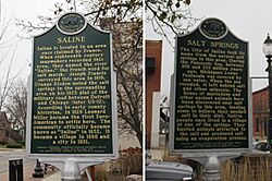 Saline, Michigan historic markers