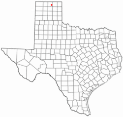 Location of Spearman, Texas