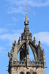 The crown spire on St Giles Cathedral, Edinburgh
