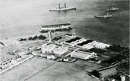 USS Langley (CV-1) at Naval Air Station North Island in 1925