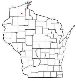Location of Drummond, Wisconsin