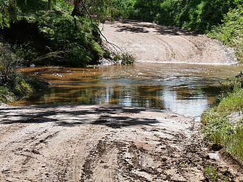Wasley Rd ford on Light river.JPG