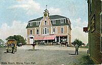 Wells Maine Town Hall 1911 Postcard