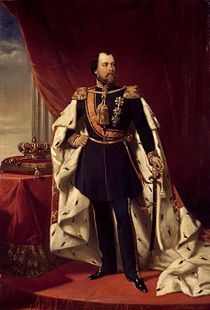 Willem III (1817-90), koning der Nederlanden, Nicolaas Pieneman, 1856, Rijksmuseum