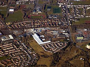 Wishaw from the air (geograph 5719026)