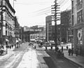 1st Ave S, Pioneer Square district, Seattle, 1901 (CURTIS 2044)