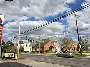 2016-03-22 16 15 56 The intersection of De Jean Street (Louisiana State Route 103) and Main Street (Louisiana Route 182) in Washington, Louisiana.jpg